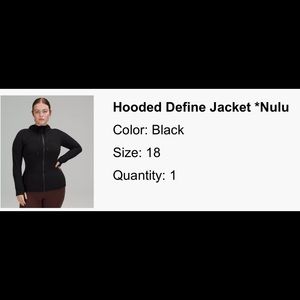 Lululemon hooded define